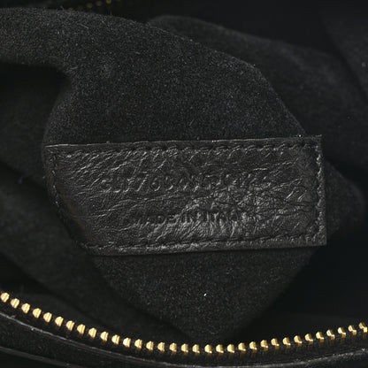 Saint Laurent Grained Deerskin Bea Tote Black 7 of 11