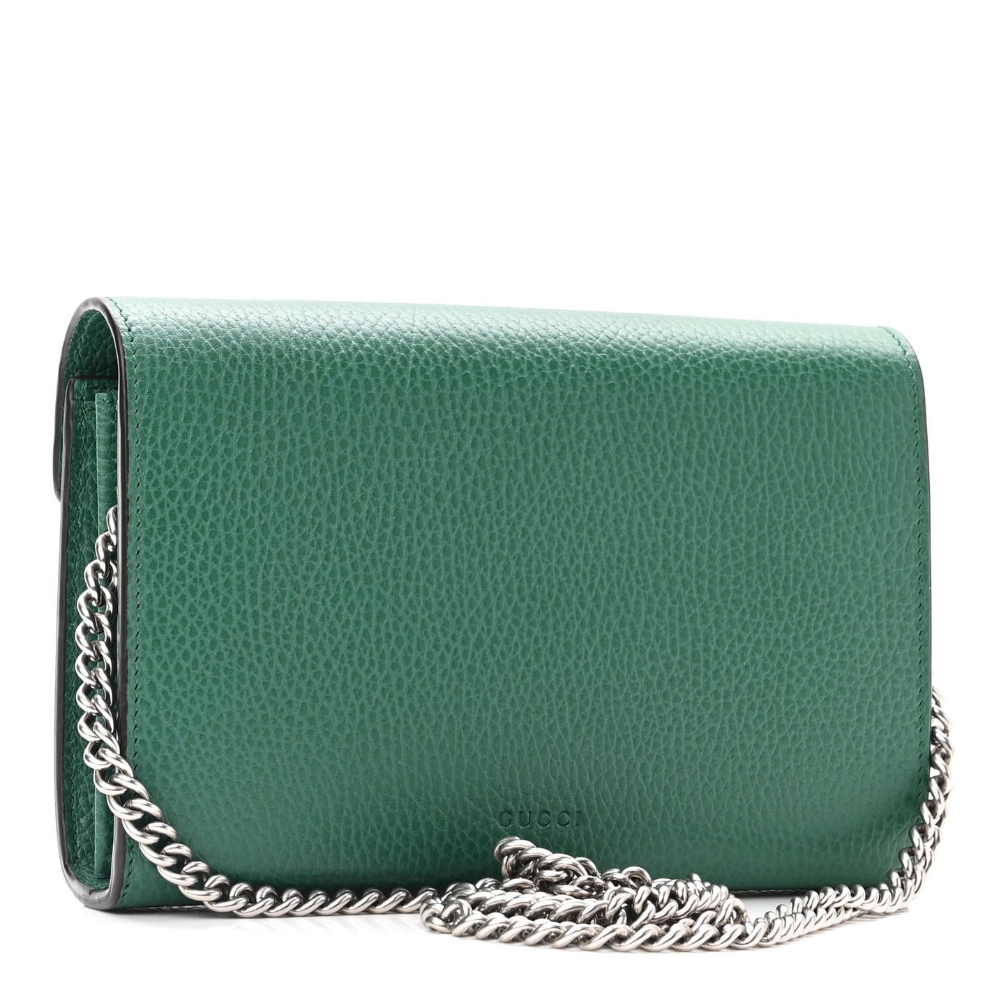 Calfskin Mini Dionysus Chain Wallet Emerald