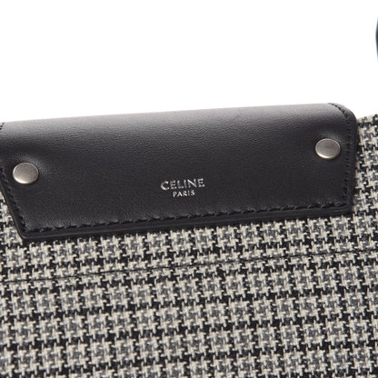 Celine Tweed Smooth Calfskin Medium Big Bag Black 6 of 14