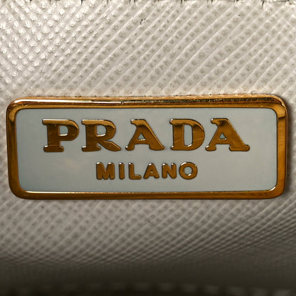 Prada Saffiano Lux Mini Promenade Tote White 6 of 11