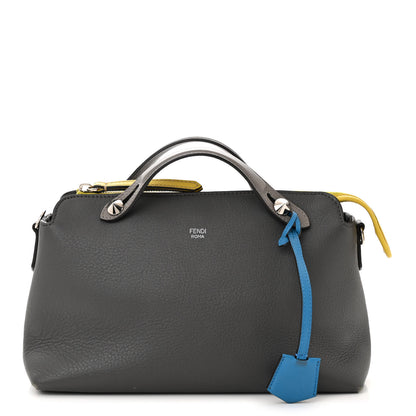 Fendi Vitello Dolce 5 Color Medium By The Way Boston Bag Grey Multicolor 1 of 13