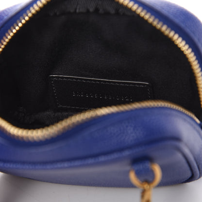 Saint Laurent Grain De Poudre Matelasse Monogram Baby Lou Camera Bag Sapphire Blue 9 of 10