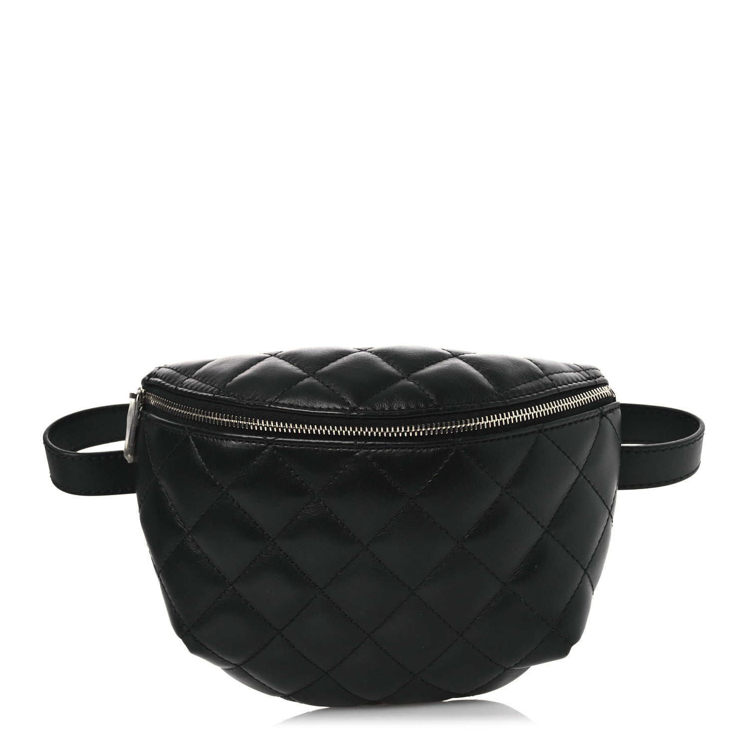 Chanel Calfskin Quilted Waist Belt Bag Black 1 of 11