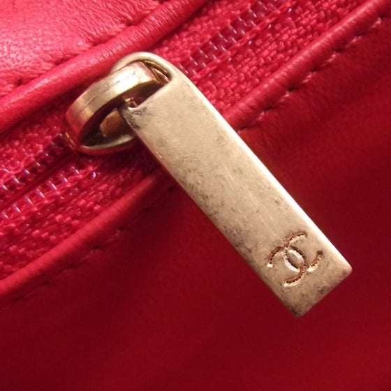 Chanel Patent Reissue Double Compartment Flap Cherry 10 of 11