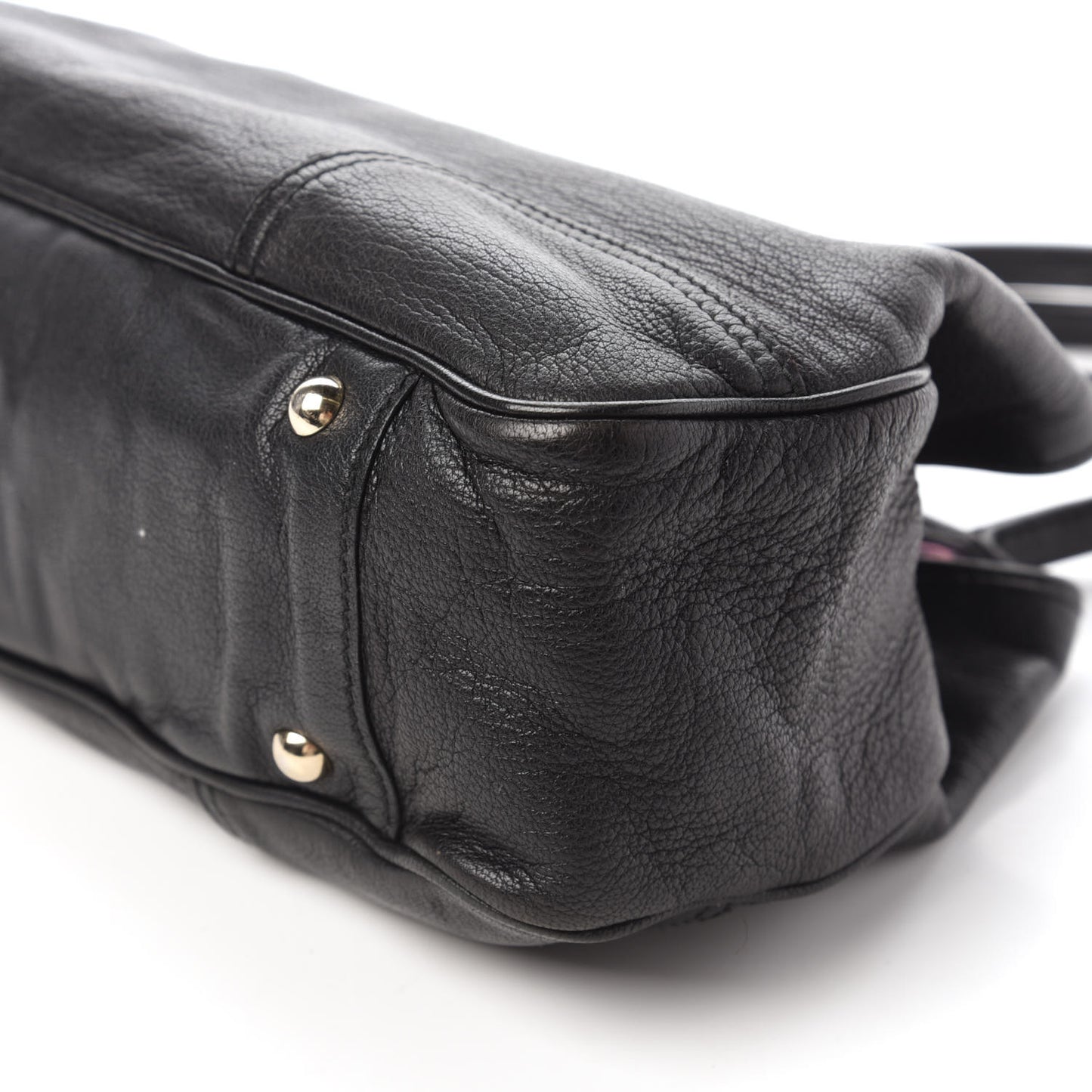 Calfskin Medium Princy Tote Black