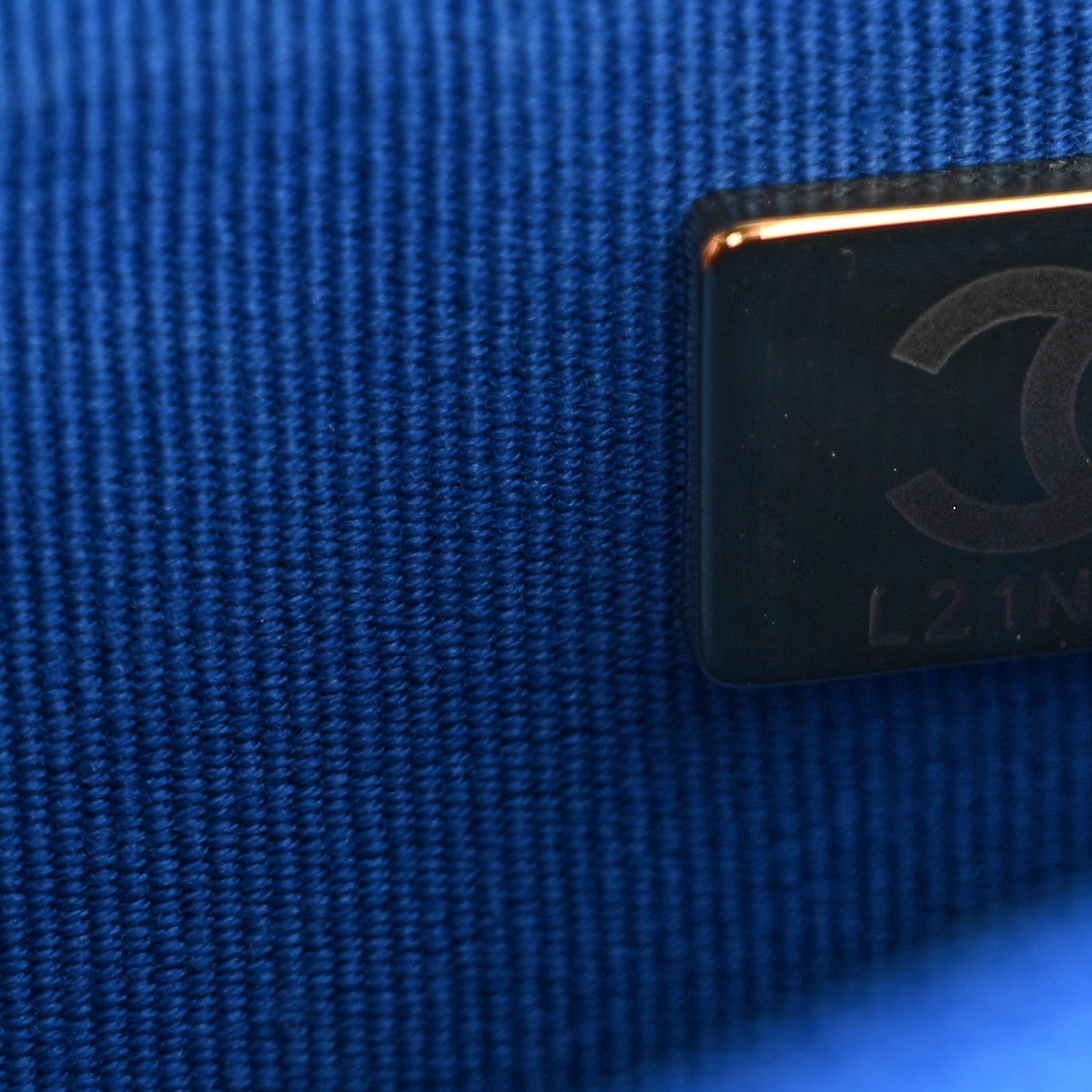 Chanel Tweed Quilted Chanel 19 Wallet On Chain WOC Blue Pink 8 of 14
