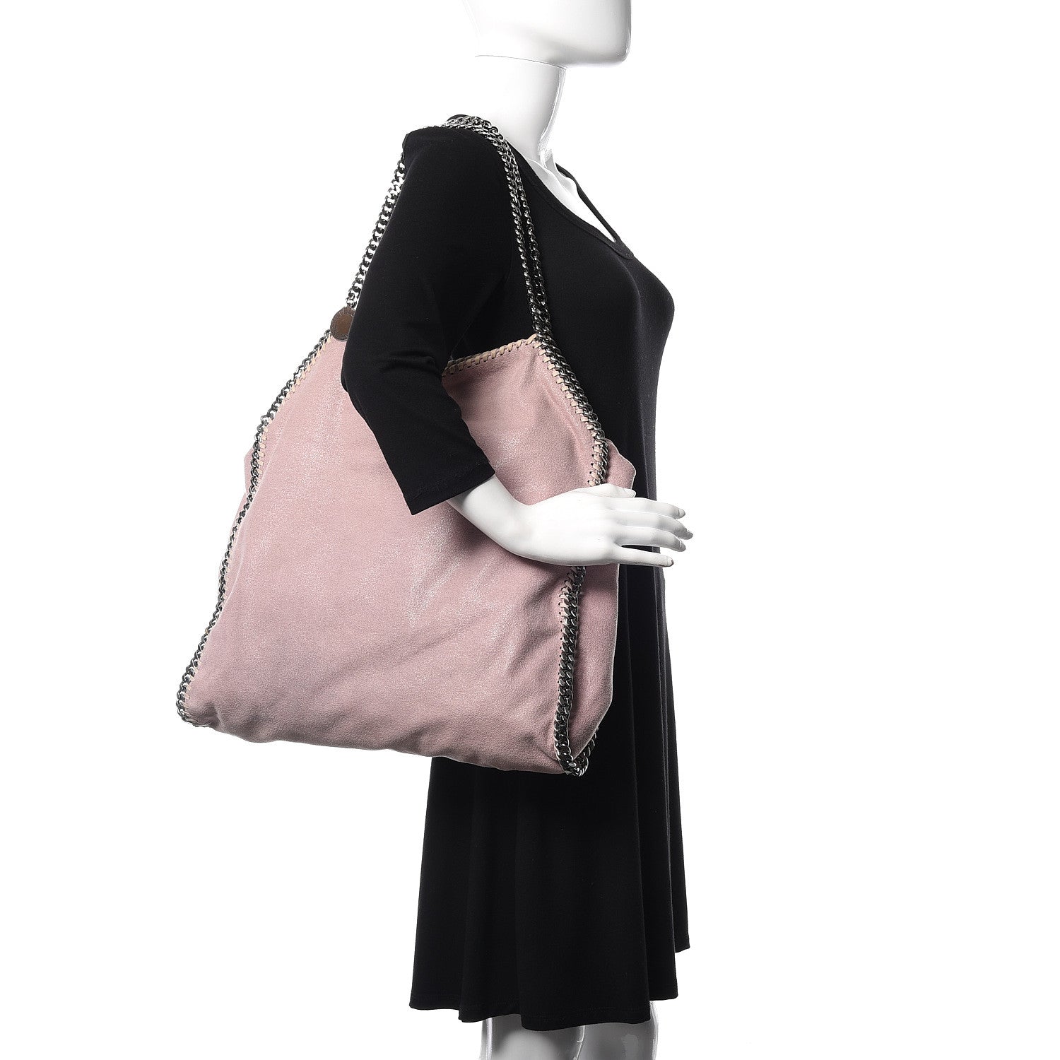 Stella McCartney Shaggy Deer Big Falabella Tote Pink 2 of 11