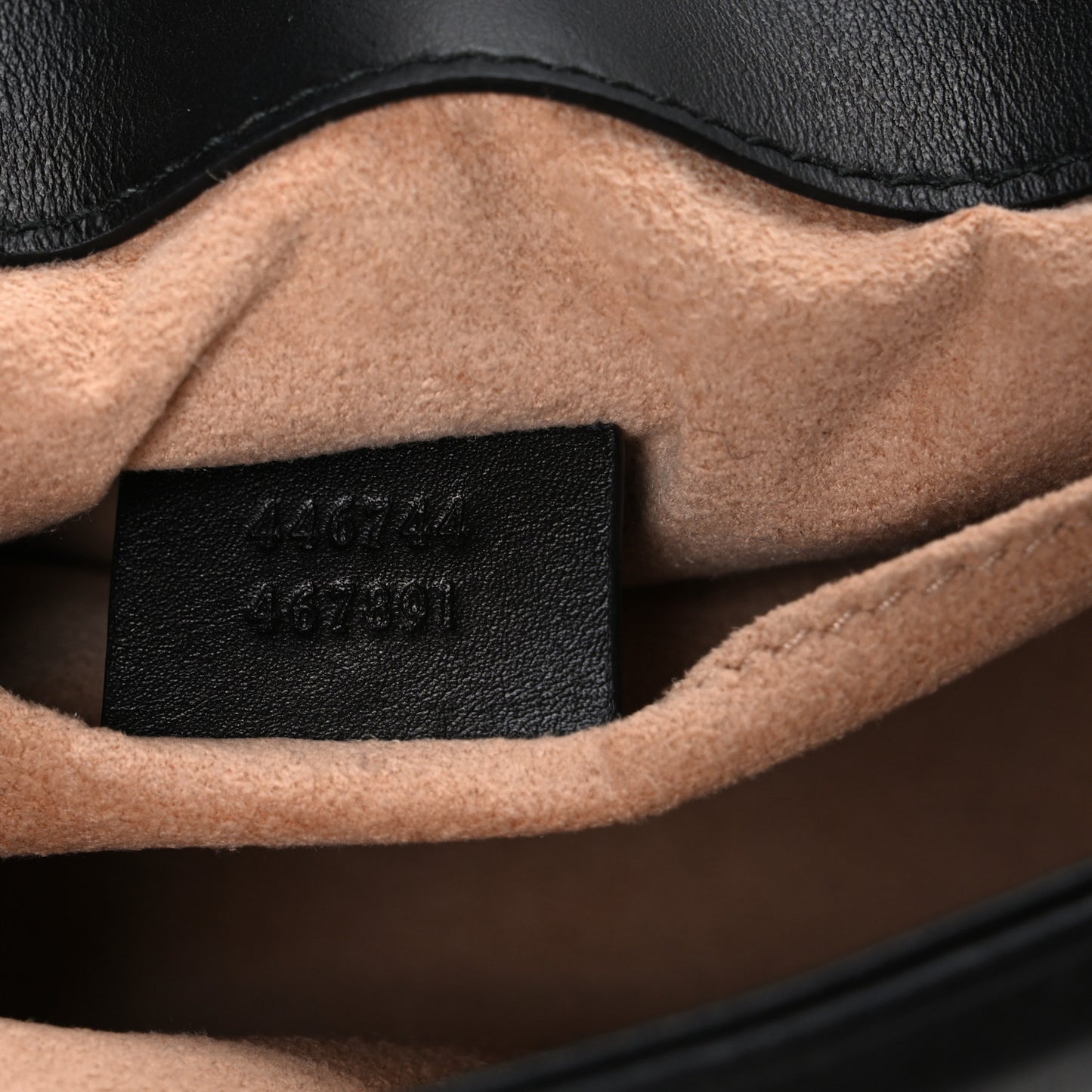 Calfskin Matelasse Mini GG Marmont Shoulder Bag Black