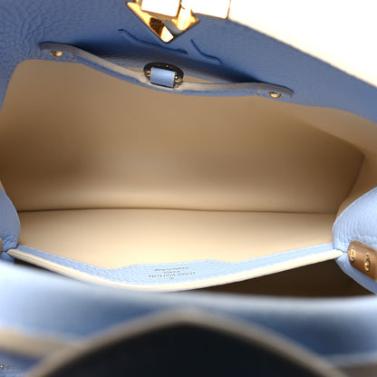 Louis Vuitton Taurillon MiniMe Capucines BB Candy Blue 6 of 12