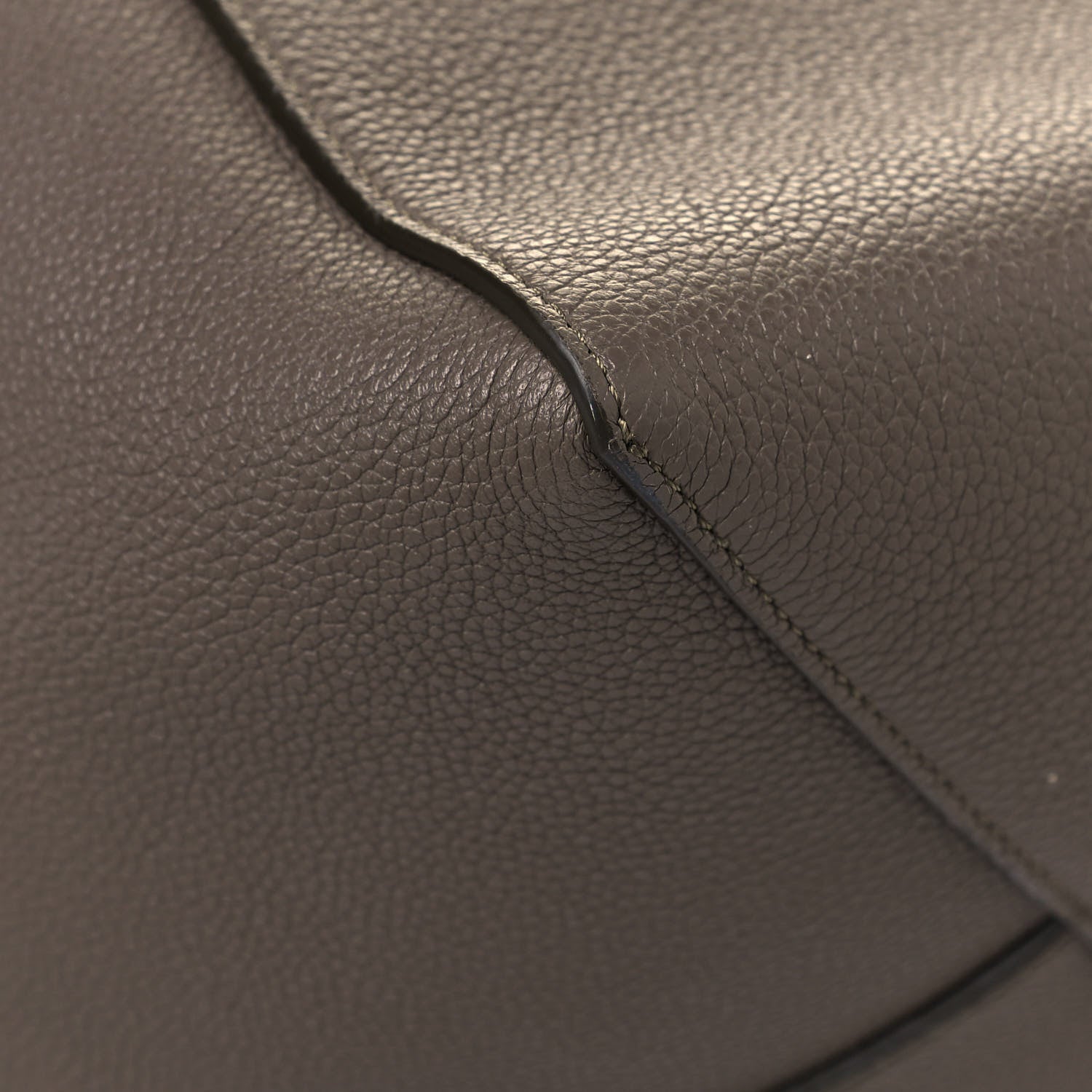 Celine Soft Grained Calfskin Small Belt Cabas Phantom Taupe 5 of 16