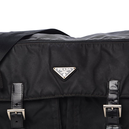 Prada Tessuto Nylon Messenger Bag Black 13 of 22