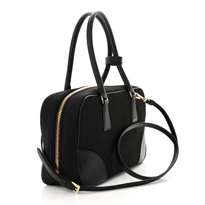 Prada Re-Nylon Saffiano Medium Re-Edition 1978 Two Handle Bag Black 3 of 10