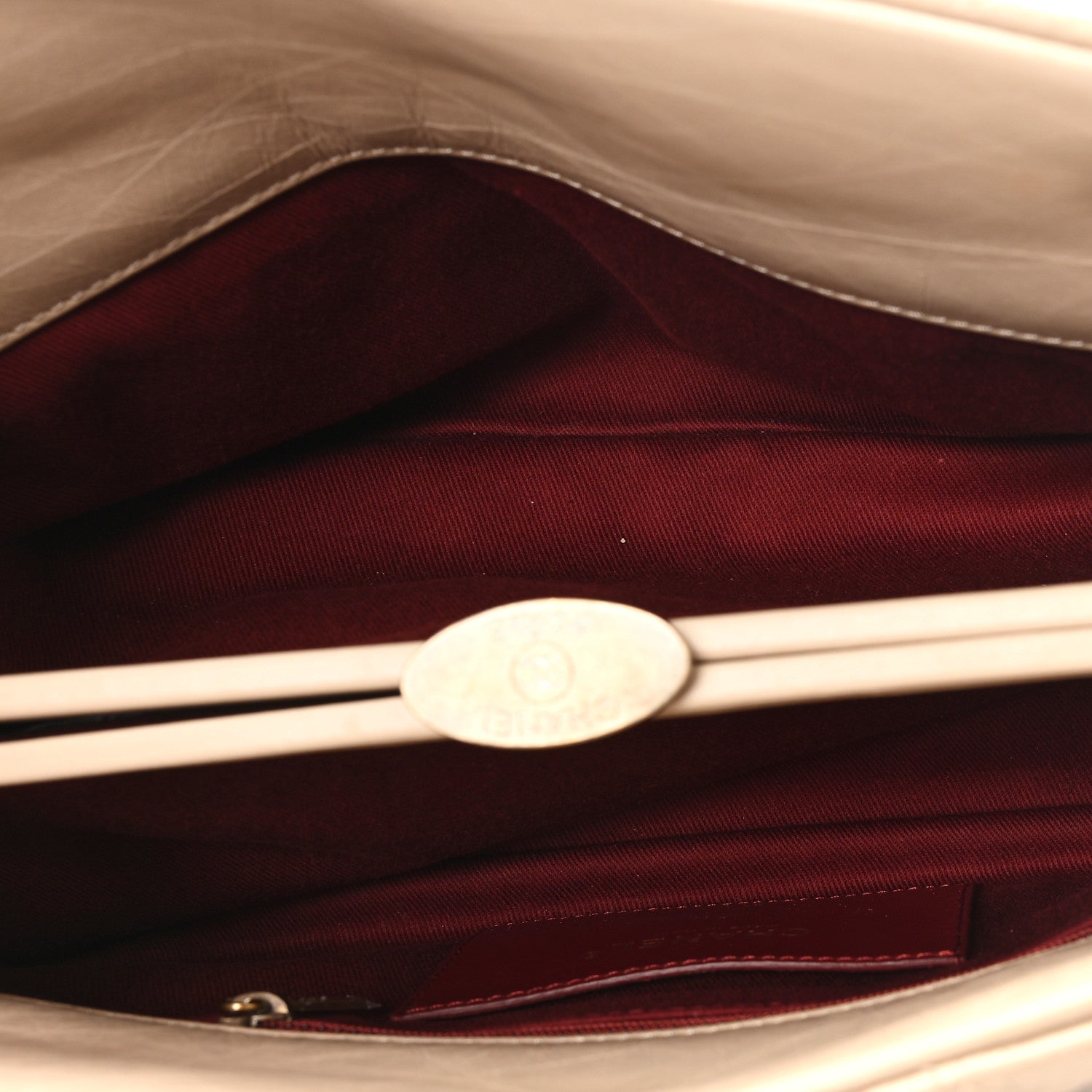 Chanel Aged Calfskin Quilted Medium Just Mademoiselle Bowling Bag