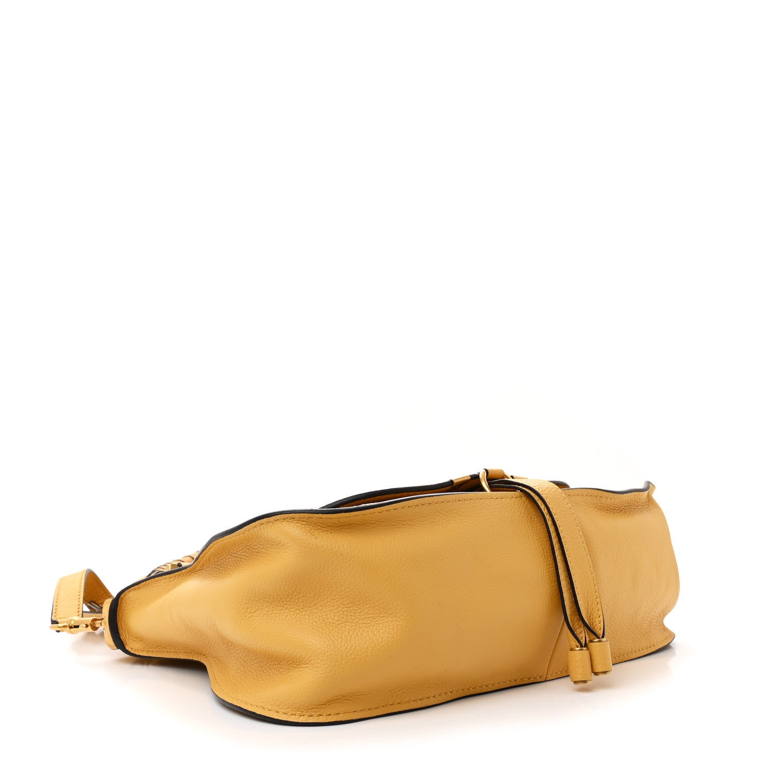 Chloe Calfskin Medium Marcie Satchel Curry Yellow 4 of 9
