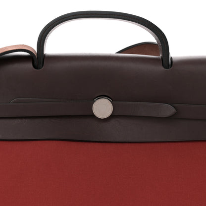 Hermes Toile Vache Hunter Herbag 50 Rouge H Ebene 9 of 13
