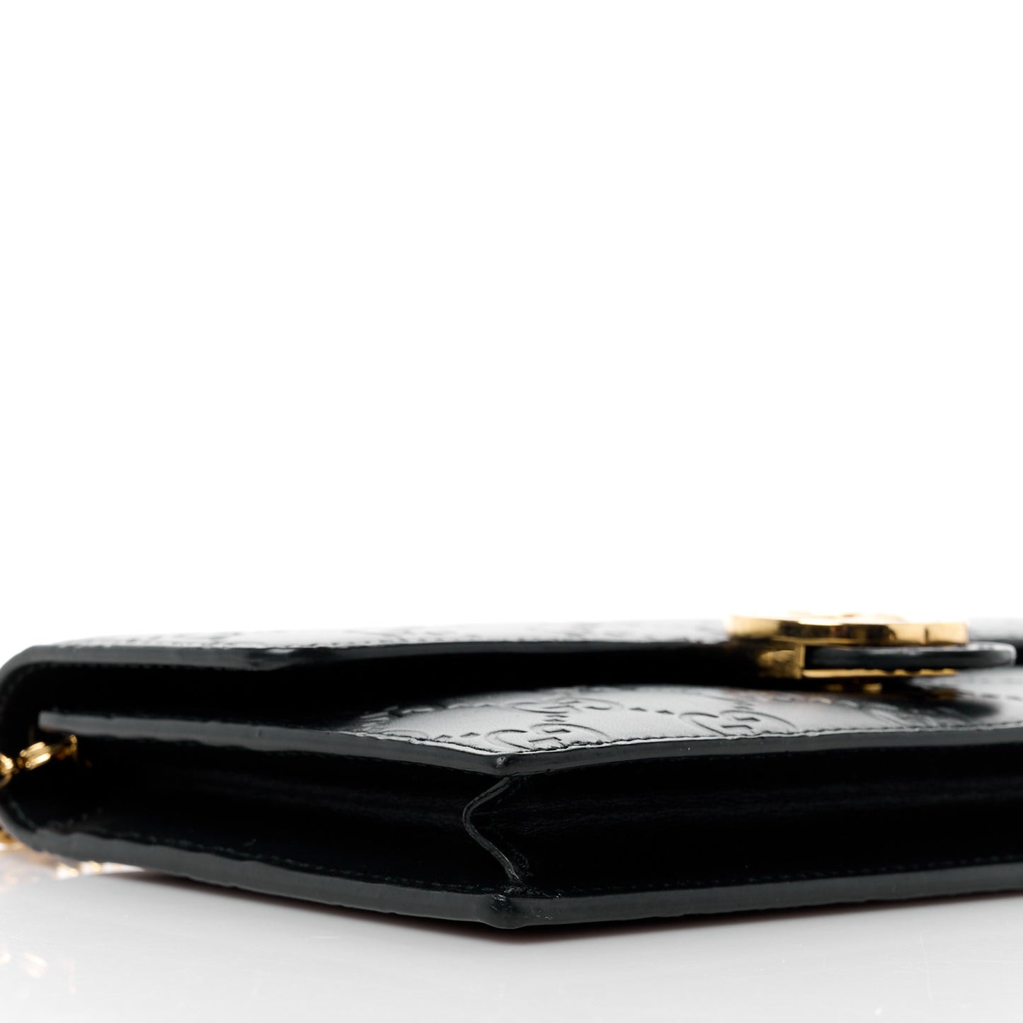 Guccissima Icon Chain Wallet Black