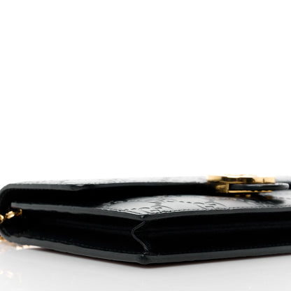 Gucci Guccissima Icon Chain Wallet Black 9 of 12