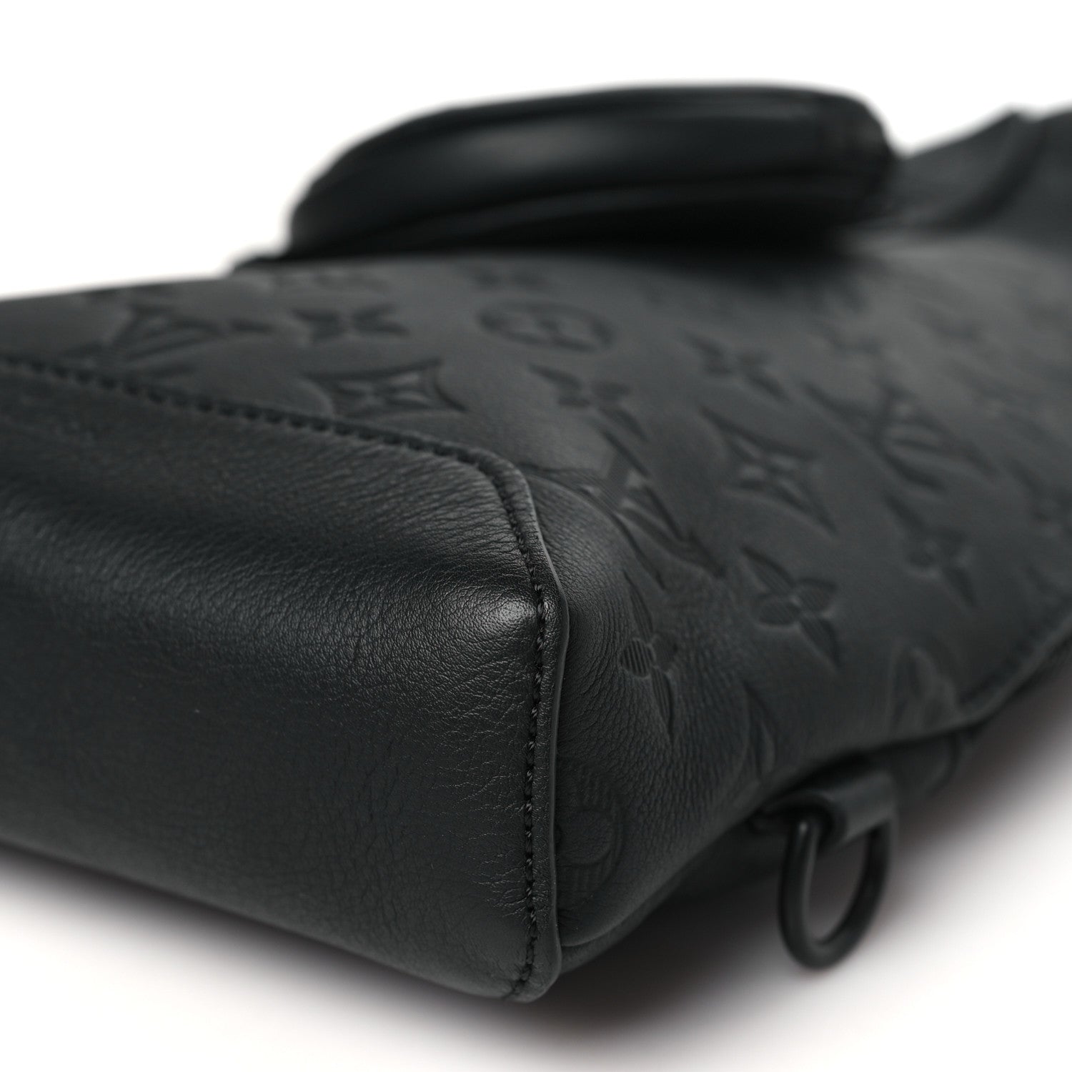 Louis Vuitton Calfskin Shadow Monogram Duo Slingbag Black 10 of 10