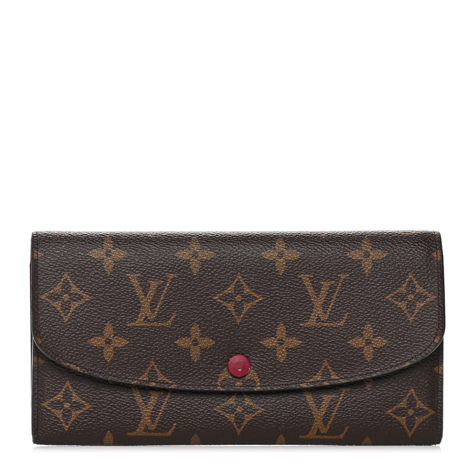 Louis Vuitton Monogram Emilie Wallet Fuchsia 1 of 10