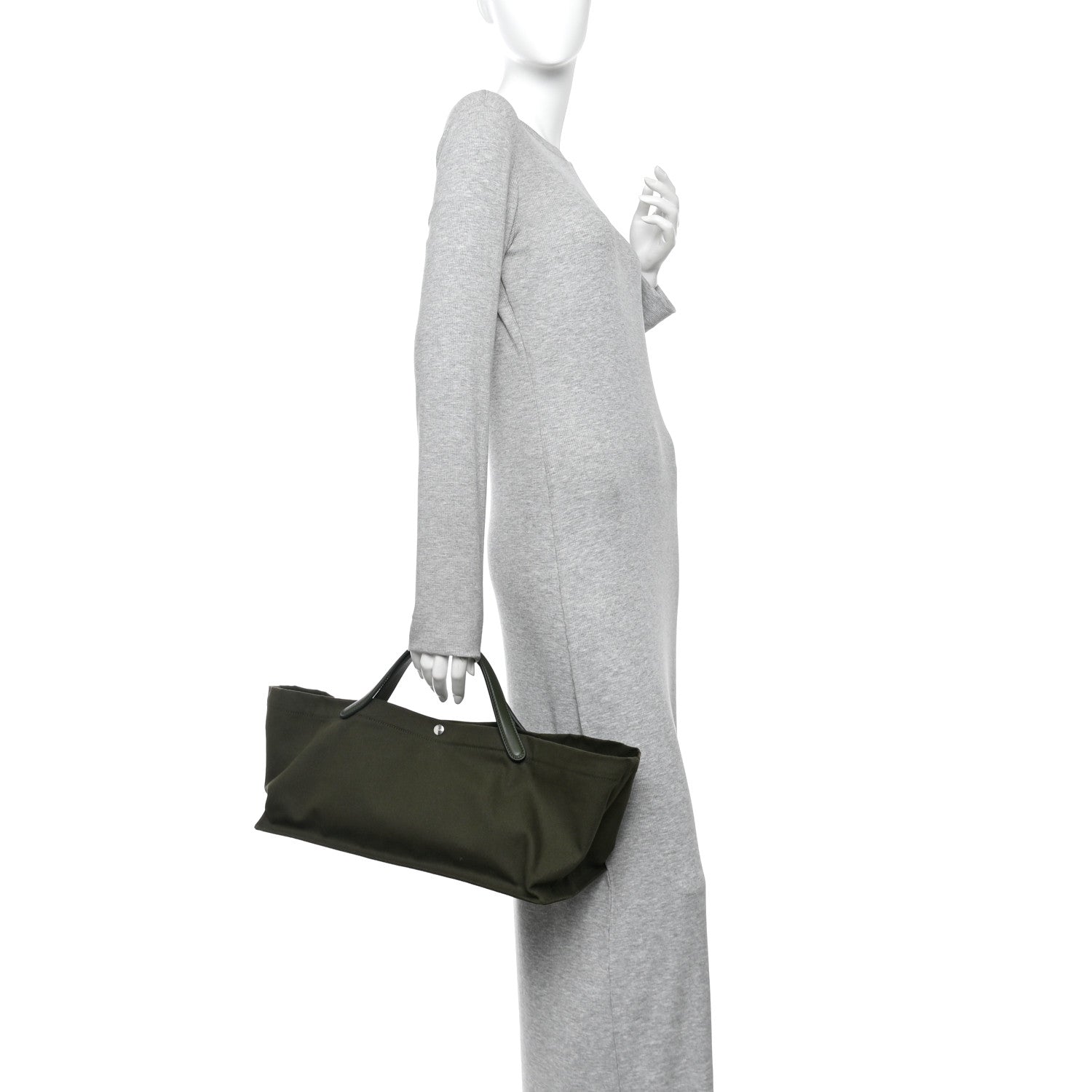 The Row Cotton Twill East West Idaho Tote Khaki Ans 2 of 9