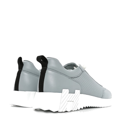 Hermes Calfskin Bouncing Sneakers 38 Bleu Glacier 5 of 8