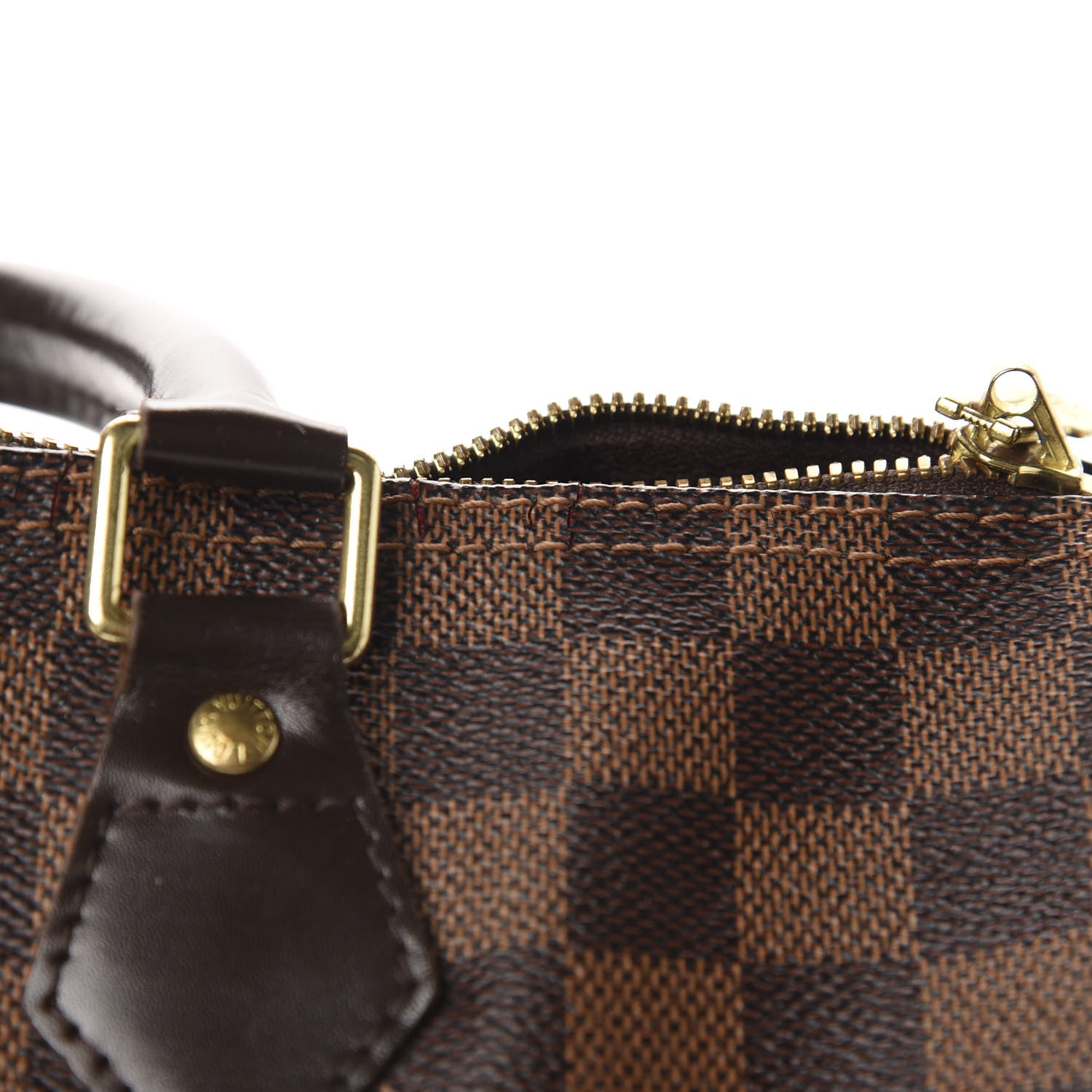 Louis Vuitton Damier Ebene Speedy Bandouliere 30 10 of 14