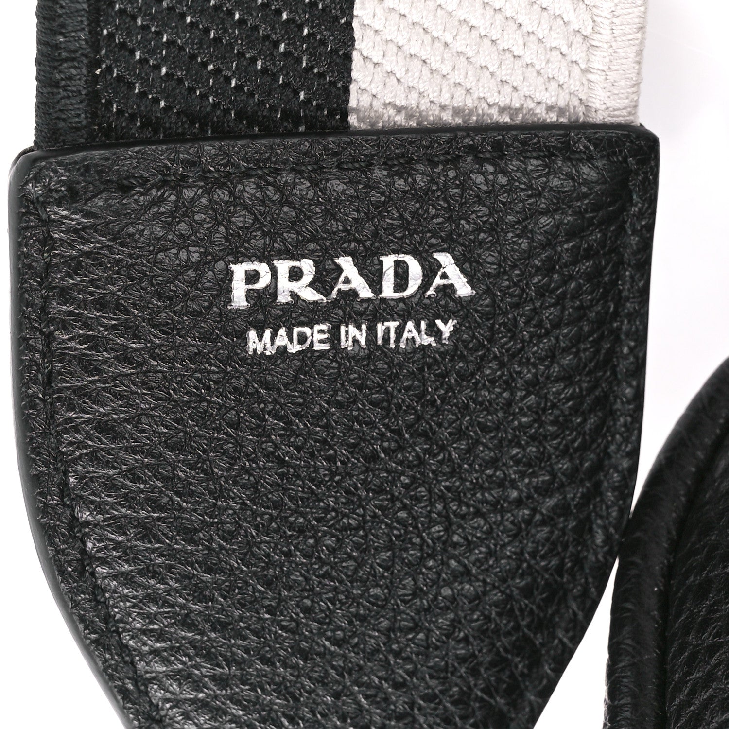 Prada Vitello Daino Soft Flap Crossbody Black 9 of 11