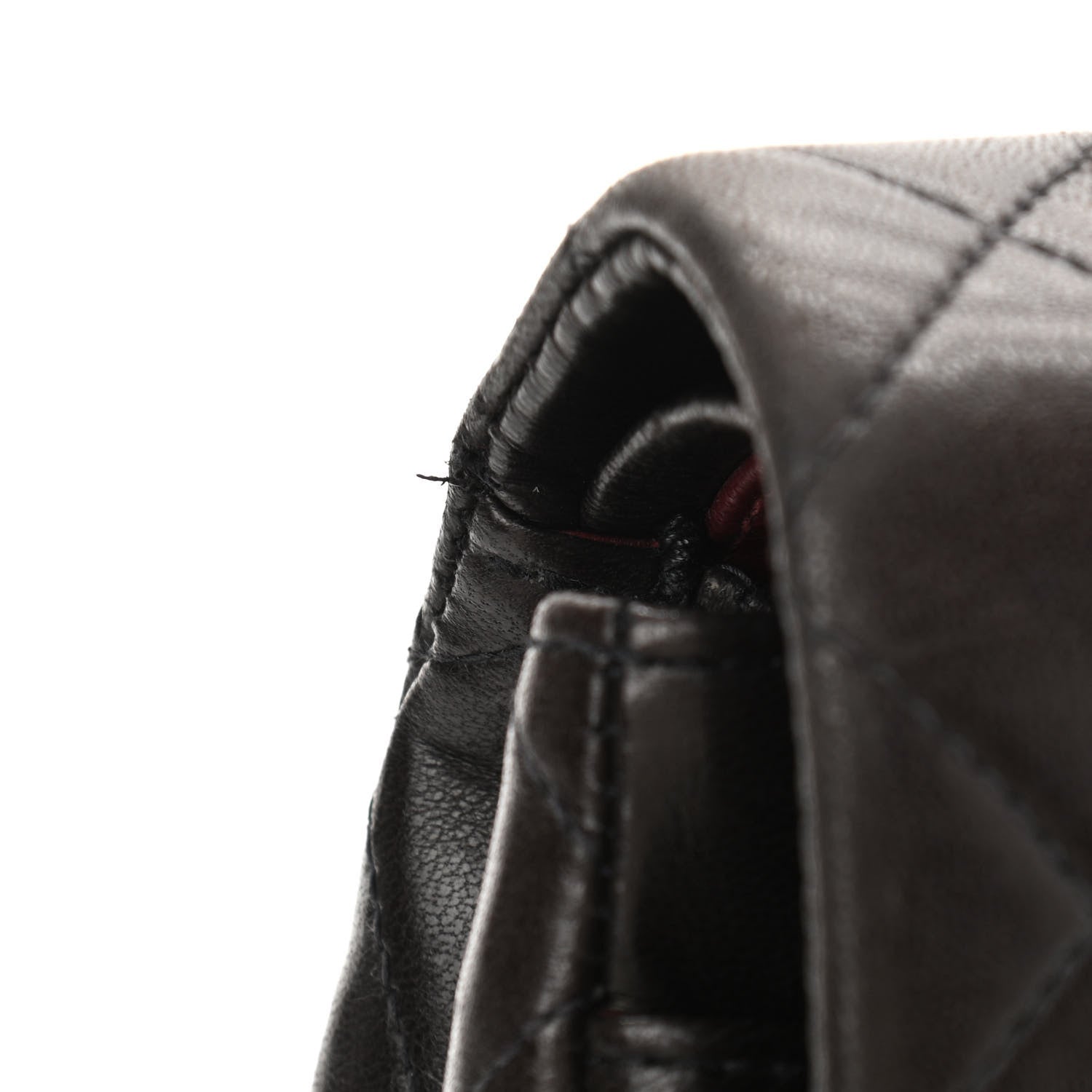 Chanel Lambskin Quilted Small Double Flap Black 12 of 14