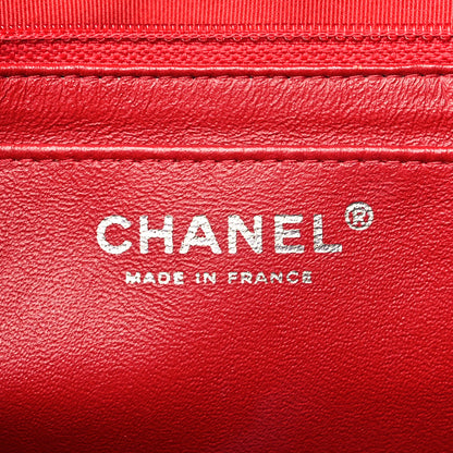 Chanel Lambskin Quilted Maxi Double Flap Red 5 of 9