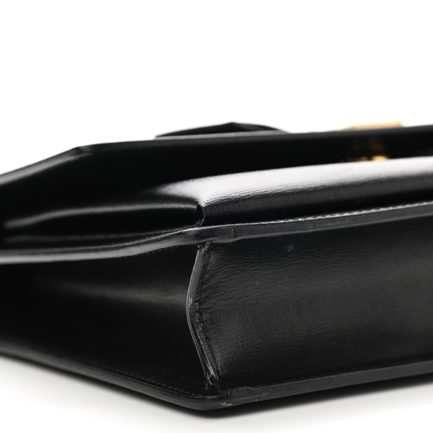 Saint Laurent Smooth Calfskin Medium Monogram Sunset Satchel Black 12 of 14