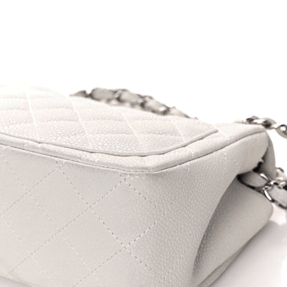 Chanel Caviar Quilted Mini Square Flap White 11 of 14