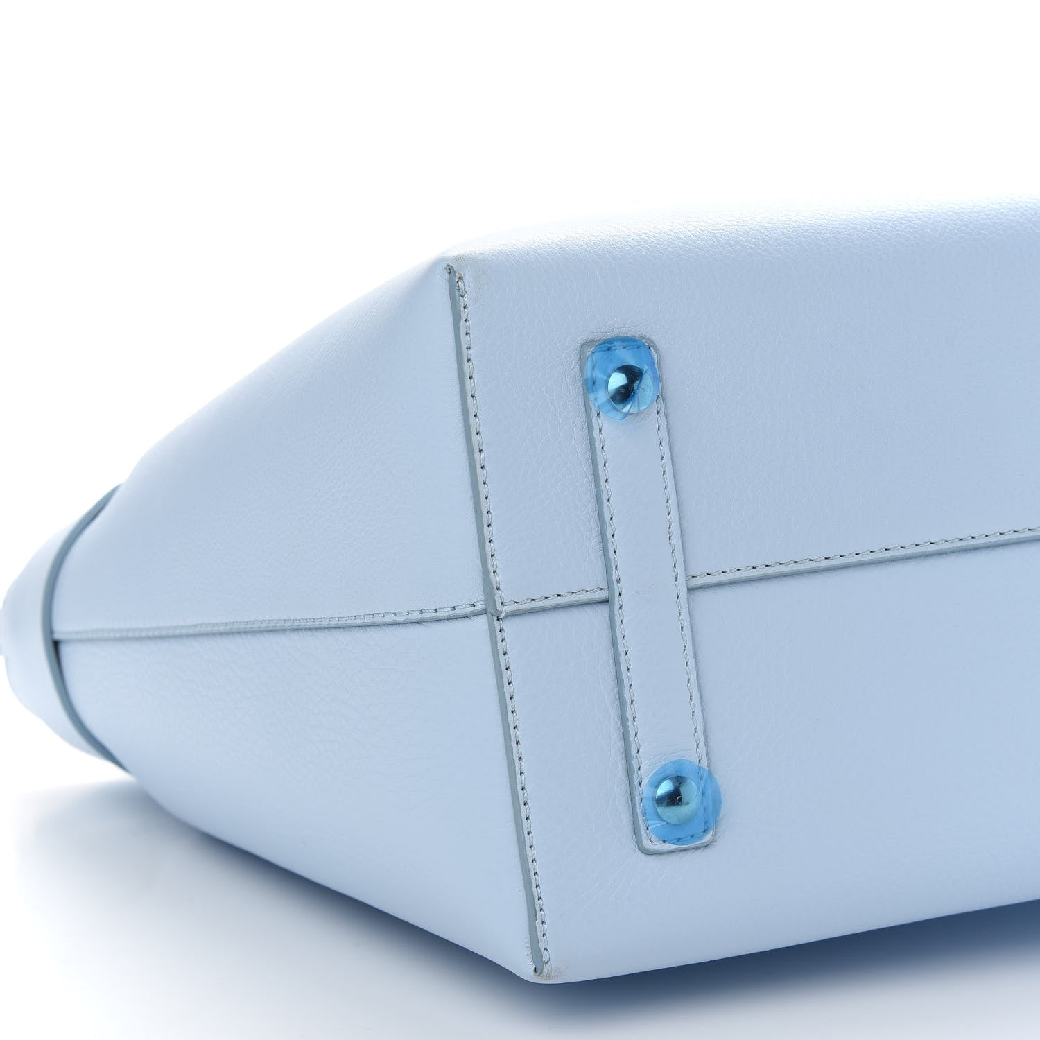 Burberry Marais Calfskin Medium Belt Bag Pale Blue 8 of 9