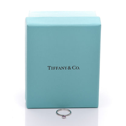Tiffany Platinum Sapphire Swing Dangle Ring 44 3 6 of 6