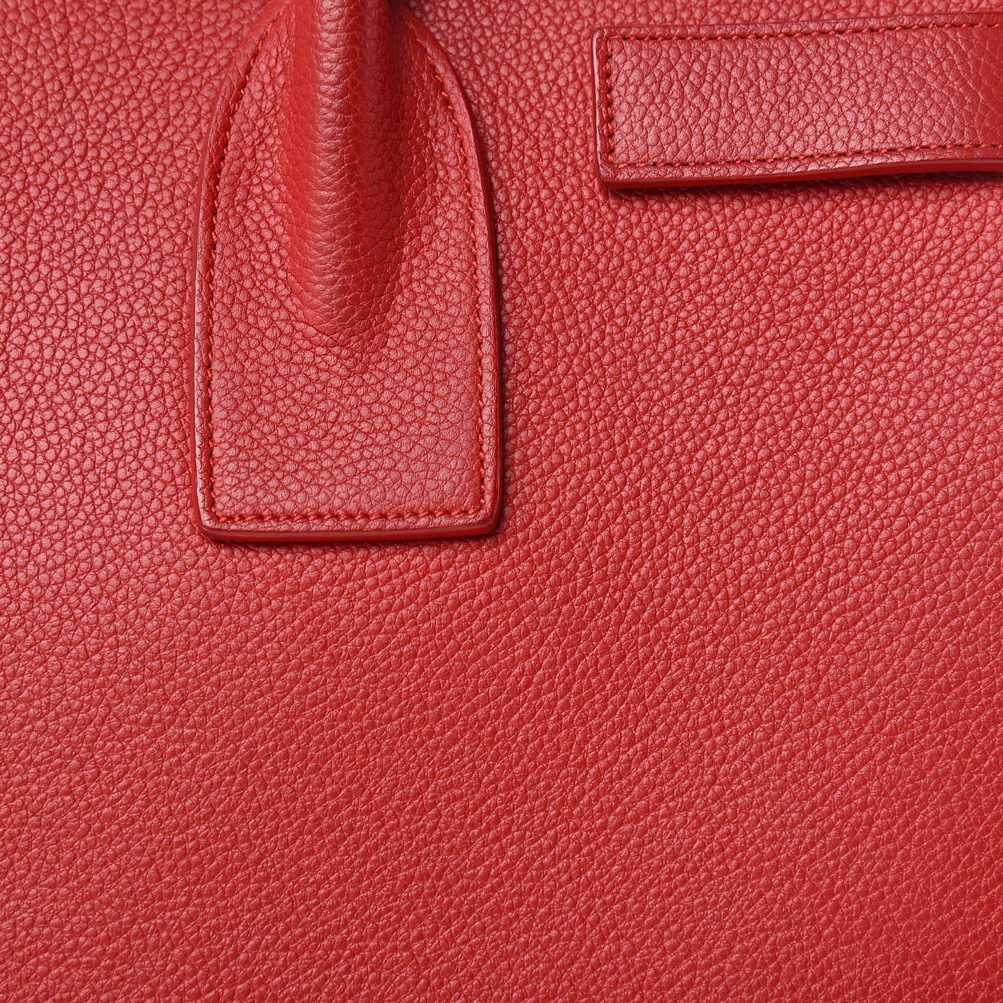 Grained Calfskin Sac De Jour Lipstick Red