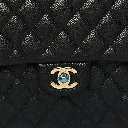 Chanel Caviar Quilted Flap Clutch Black 8 of 10