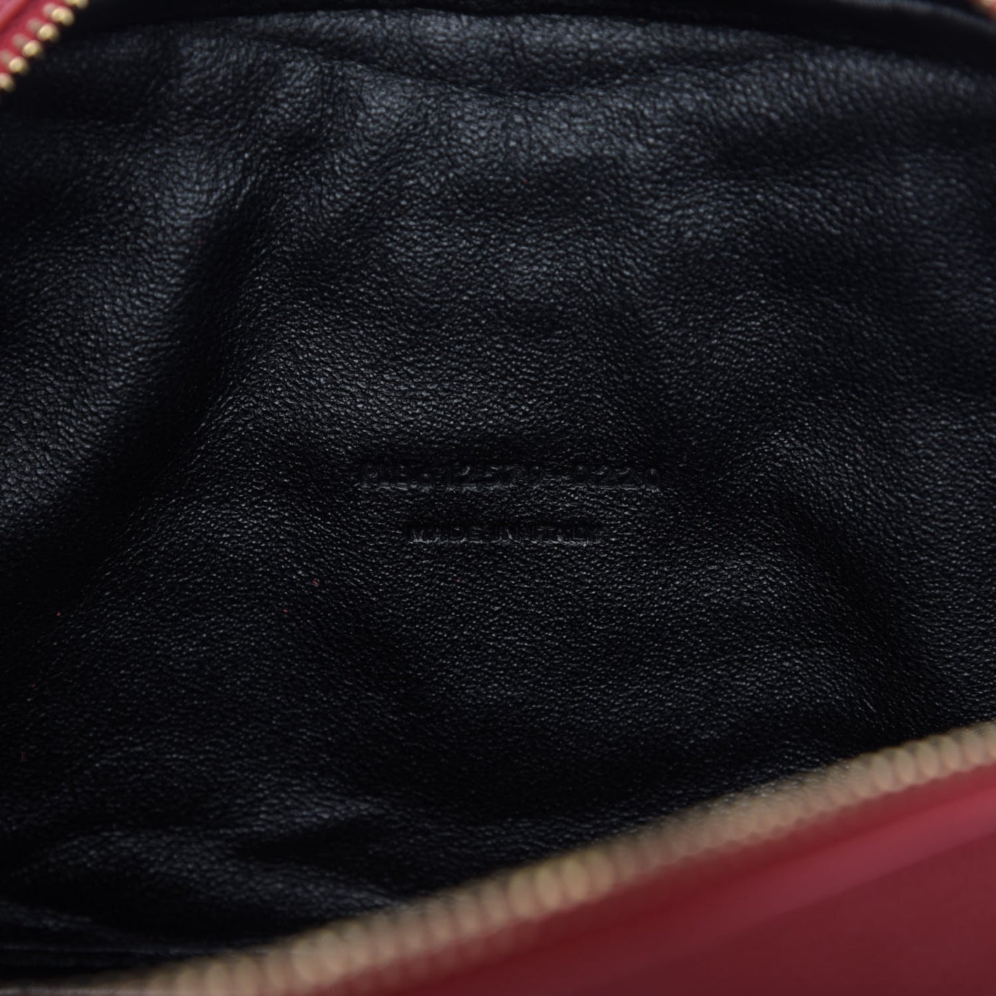 Grain De Poudre Matelasse Monogram Mini Lou Camera Bag Eros Red