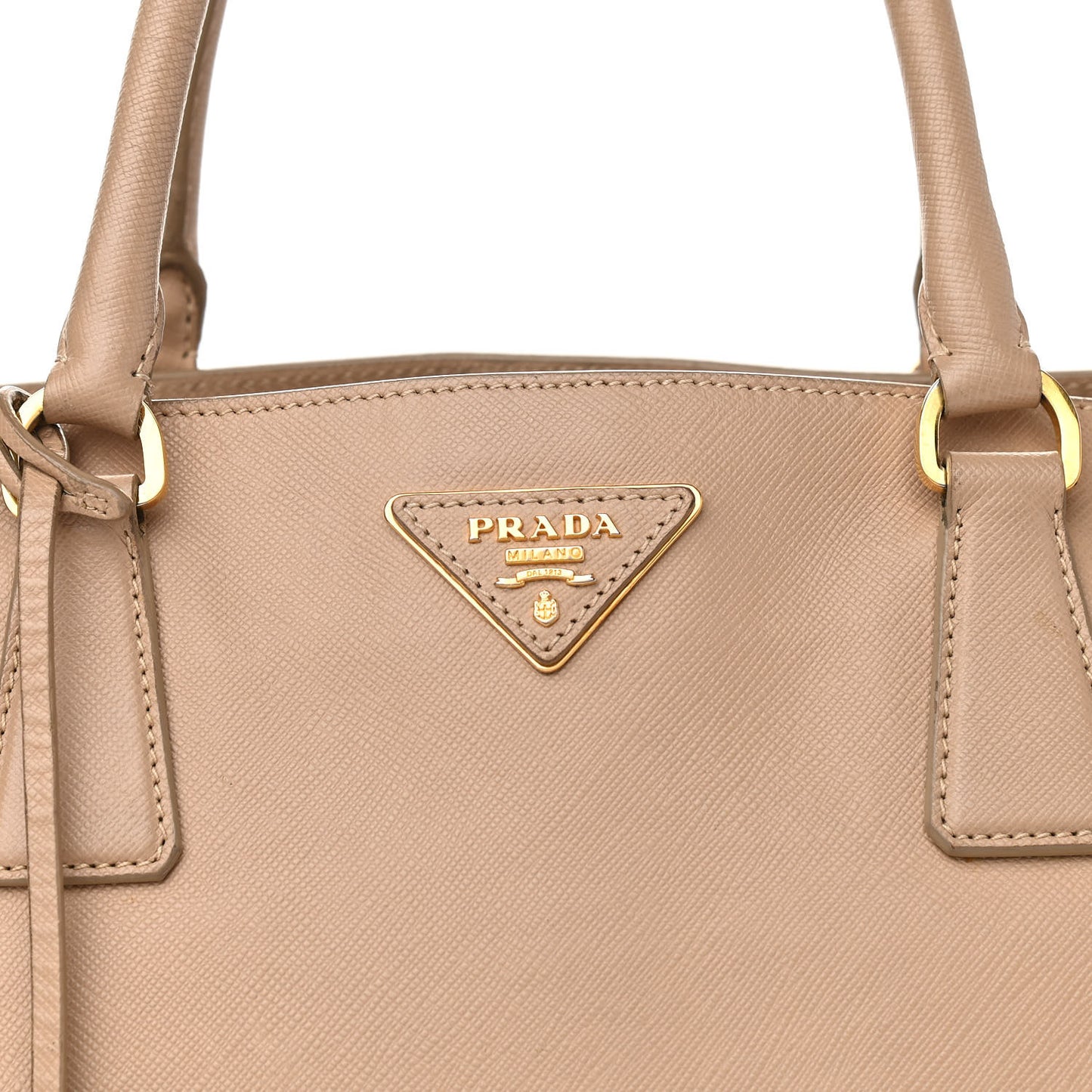 Saffiano Lux Medium Tote Cammeo