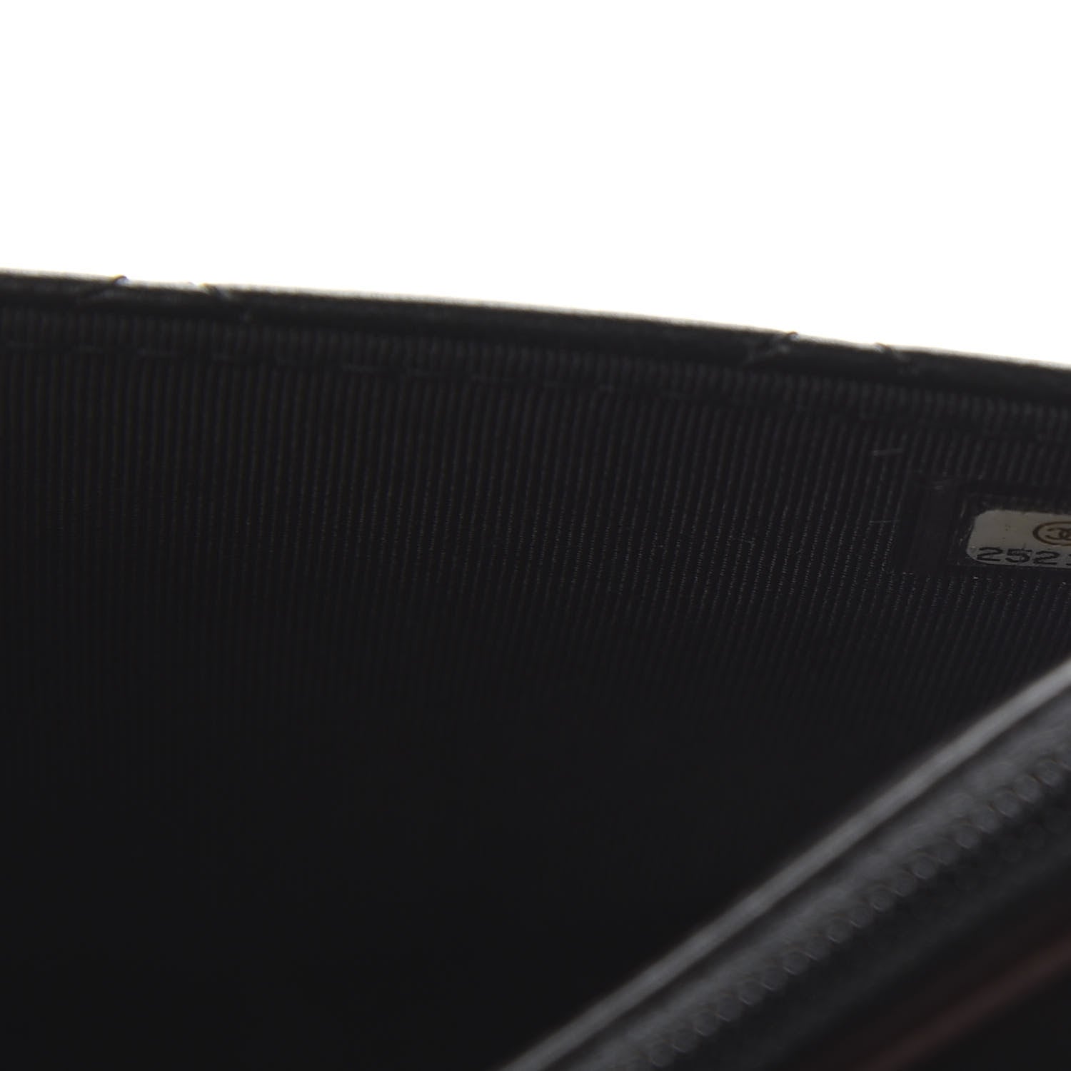 Chanel Lambskin Quilted Wallet On Chain WOC Black 10 of 12