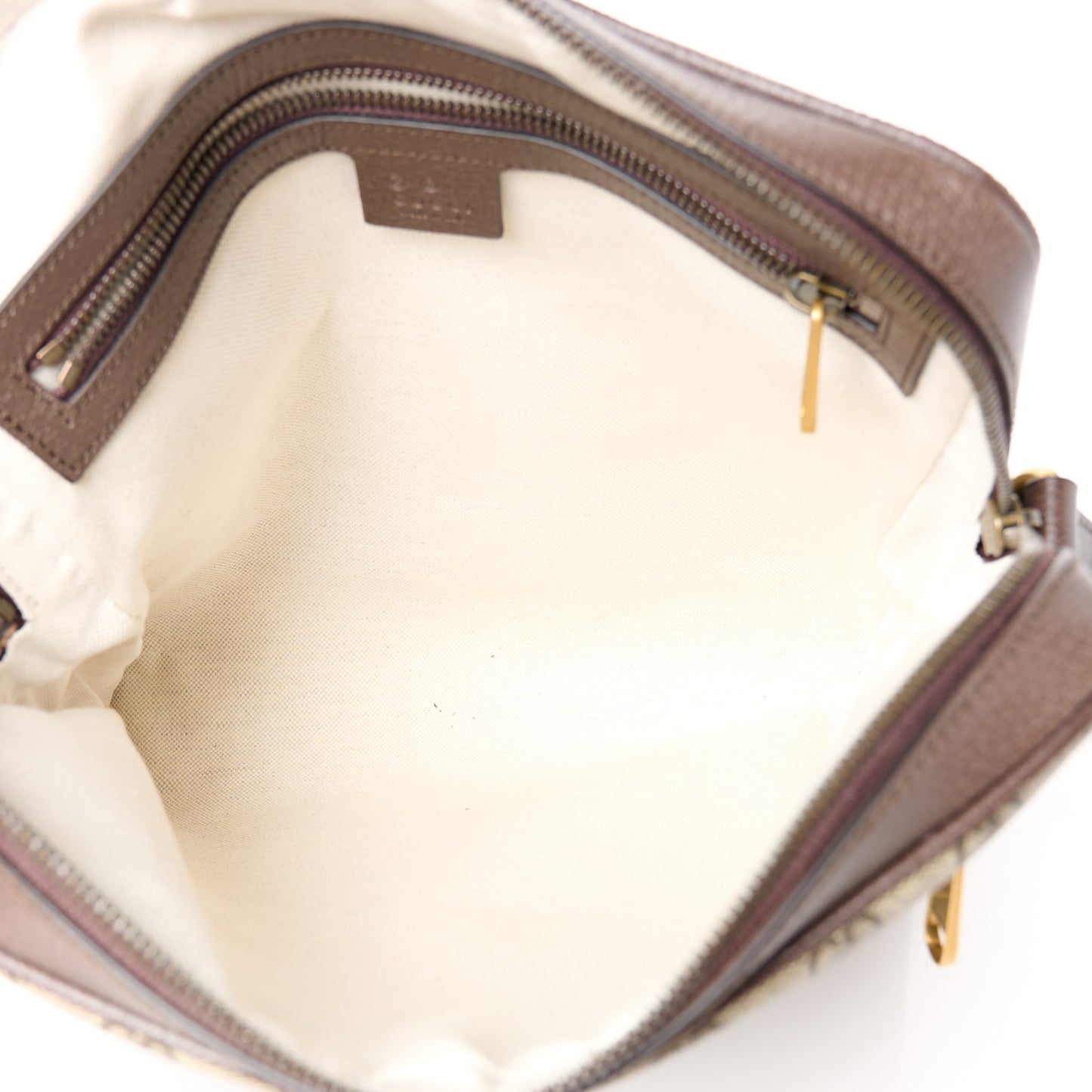 GG Supreme Monogram Web Ophidia Messenger Bag Brown