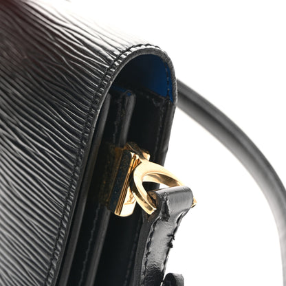 Louis Vuitton Epi Sac Friedland Black Blue 15 of 16