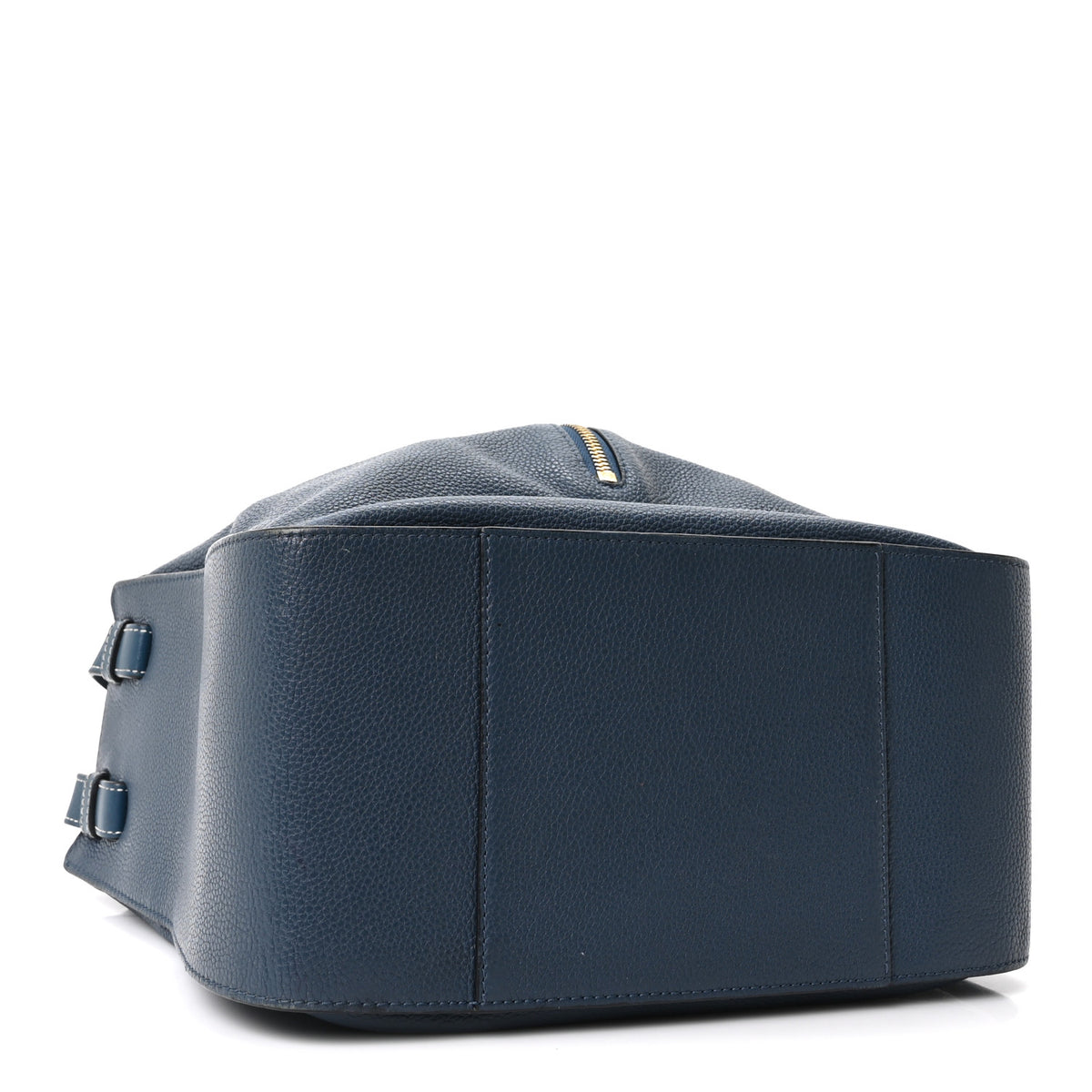 Grained Calfskin Small Hammock Shoulder Bag Marine