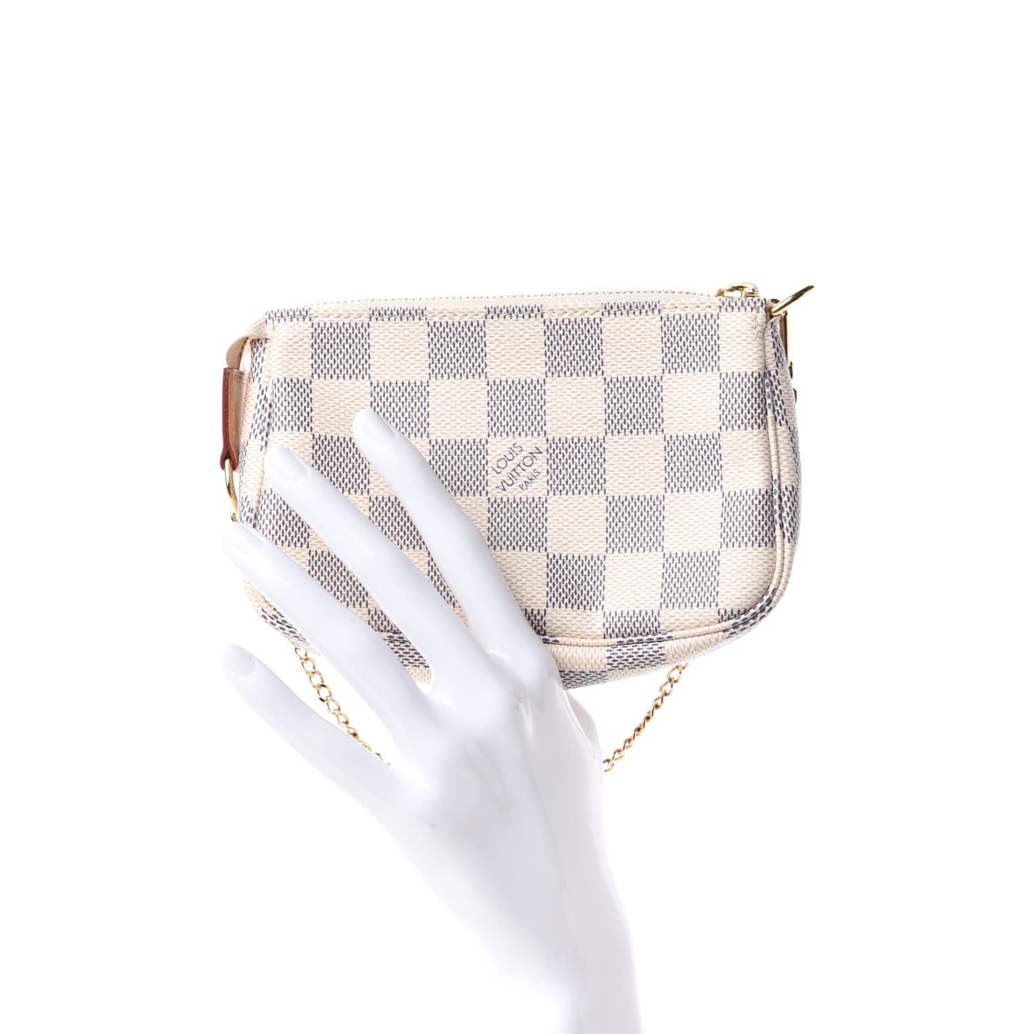 Louis Vuitton Damier Azur Mini Pochette Accessories 2 of 7