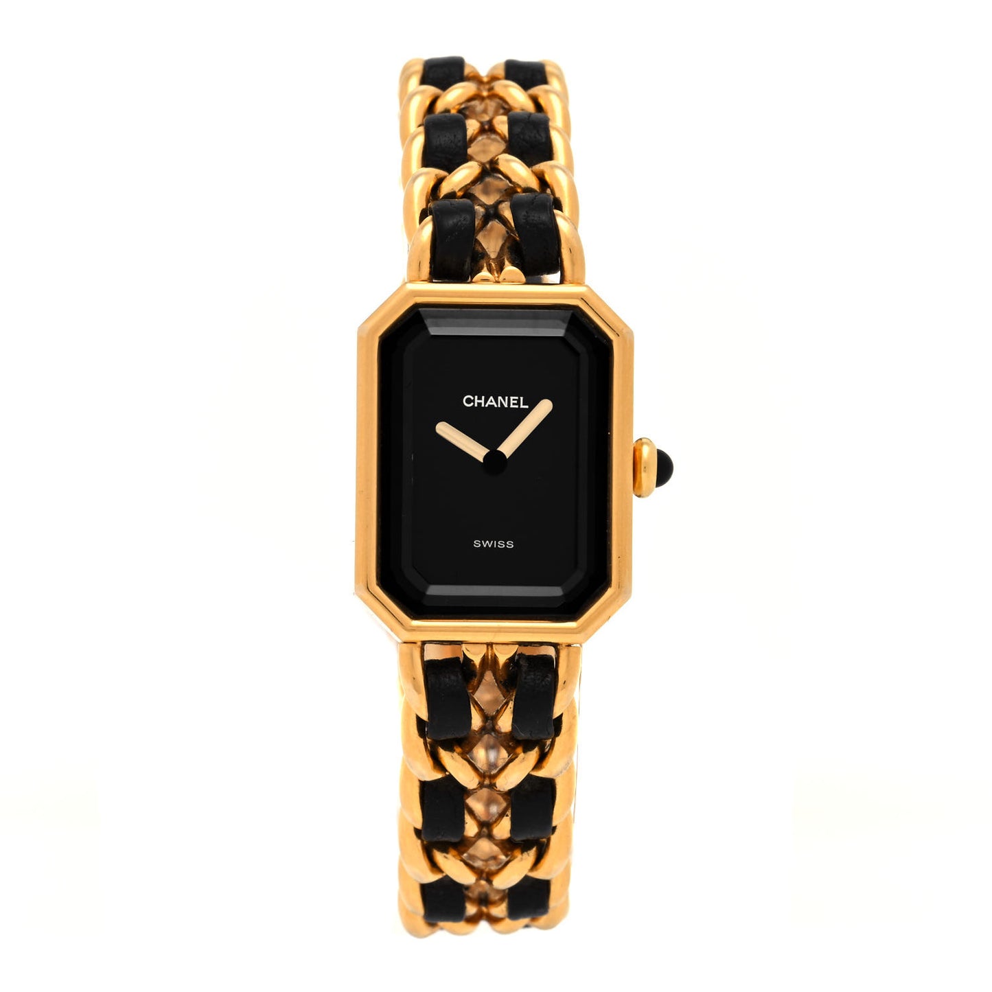 Stainless Steel Lambskin 20mm Chain Premiere Quartz Watch Gold L