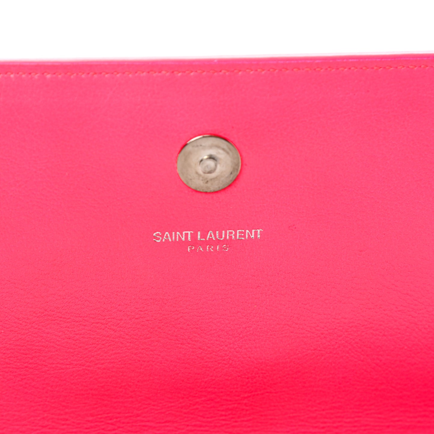 Calfskin Classic Monogram Cassandre Clutch Lipstick Fuchsia