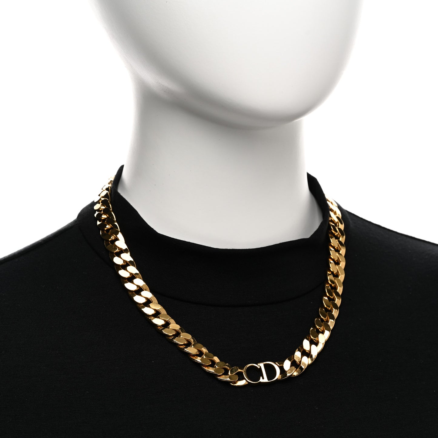 Metal Danseuse Etoile Chain Choker Necklace Gold