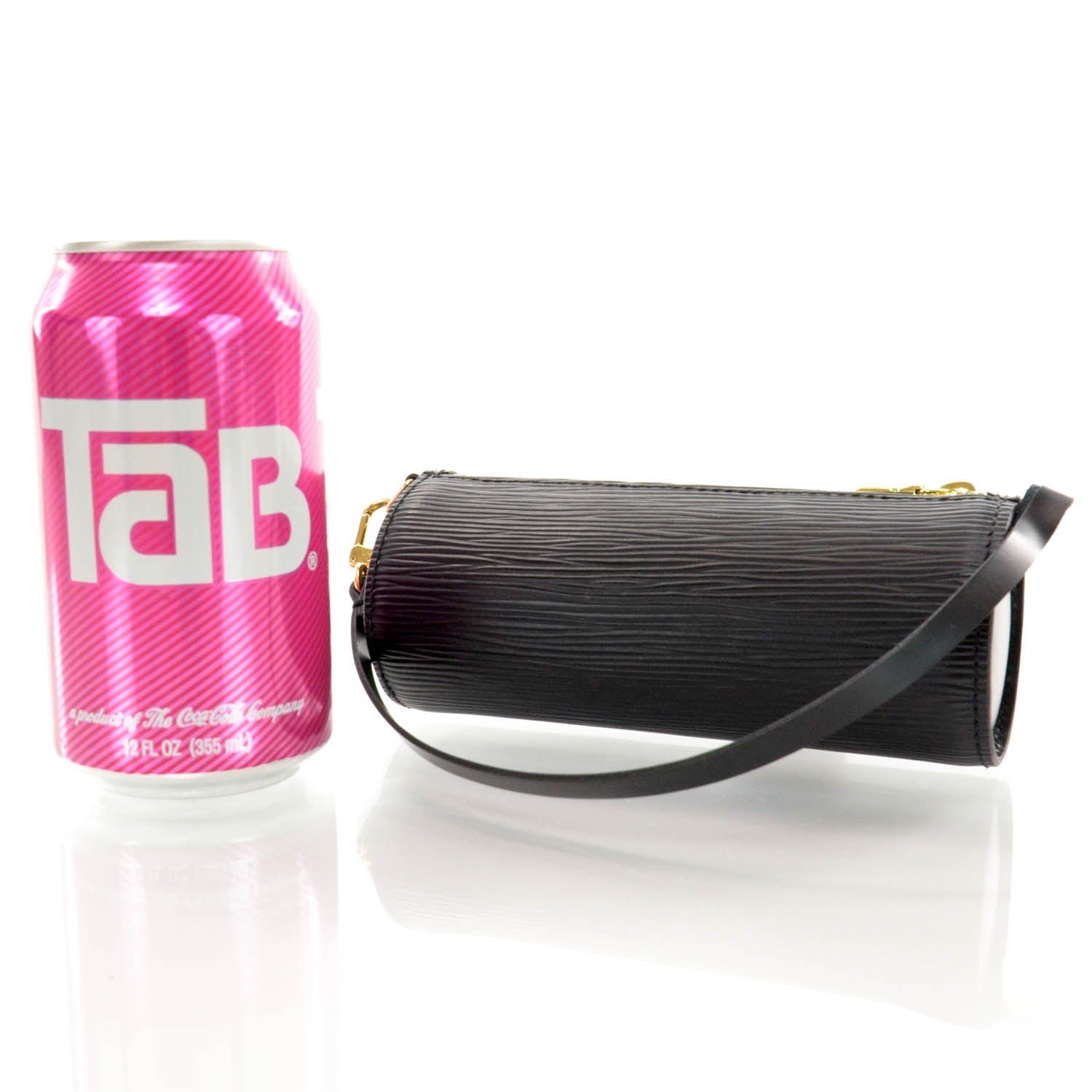 Louis Vuitton Epi Trousse Ronde Case Makeup Accessory Bag Black 2 of 6