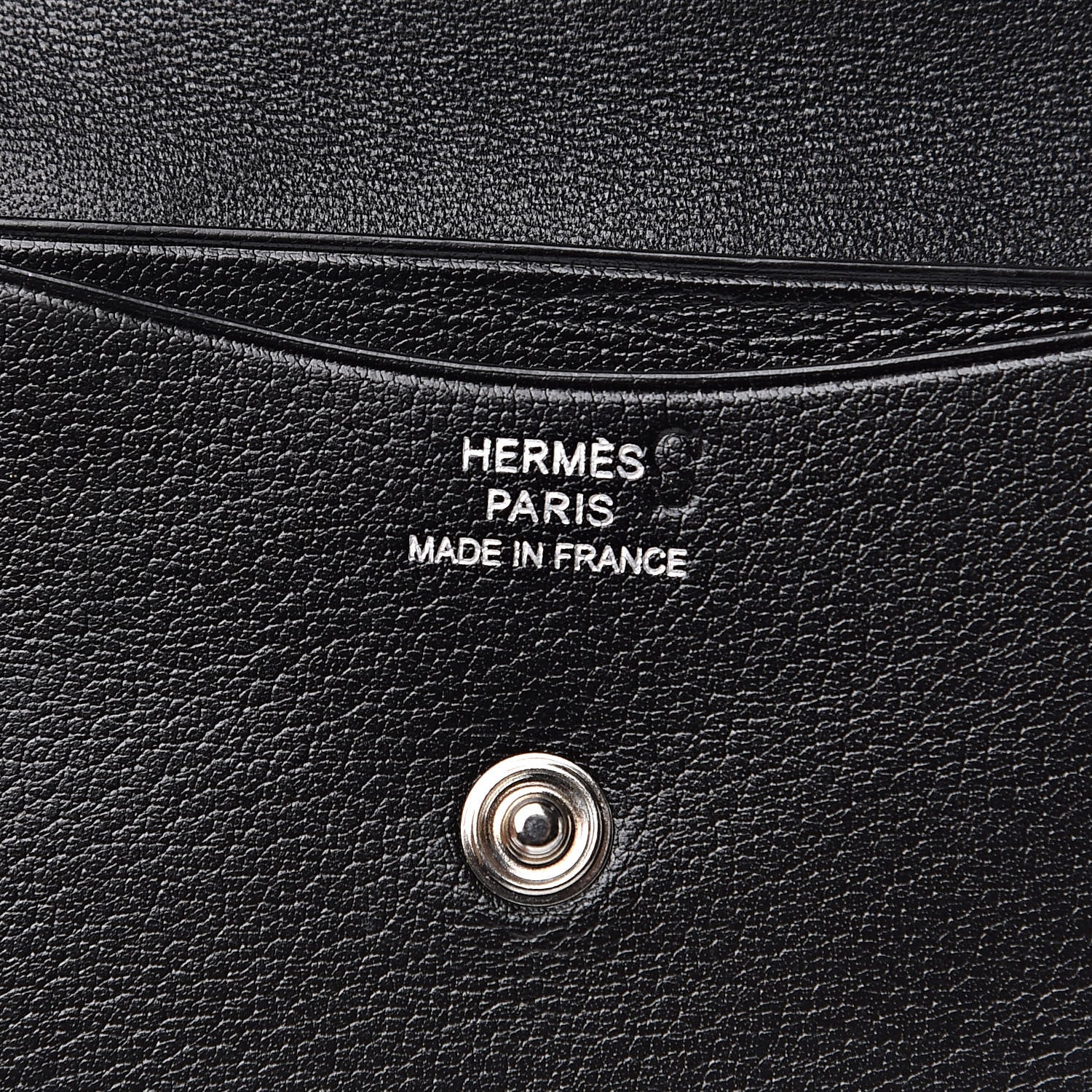 Hermes Box Envelope Card Holder Black 6 of 9