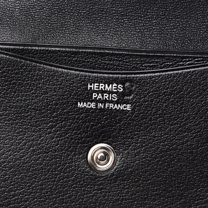 Hermes Box Envelope Card Holder Black 6 of 9