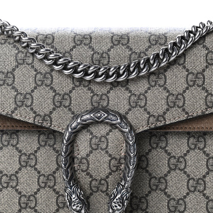 Gucci GG Supreme Monogram Small Dionysus Shoulder Bag Taupe 9 of 10