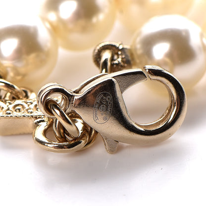 Chanel Pearl CC Multistrand Bracelet Gold 5 of 5
